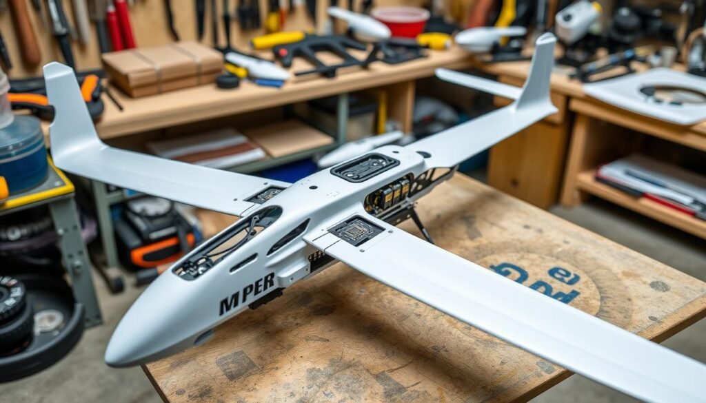 hobby fixed wing drone frame