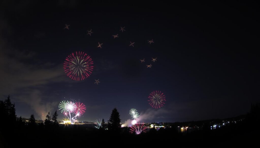 wilsonville july 4th drone show